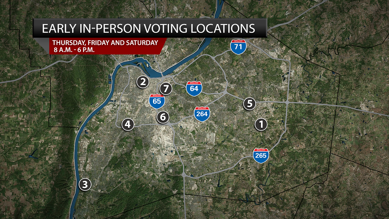 Louisville early voting no excuse needed voting locations.